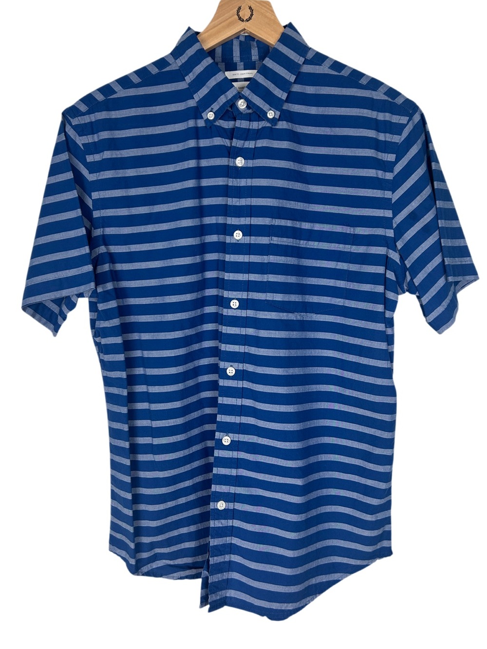 Men's Old Navy Blue Striped Button-Down Shirt